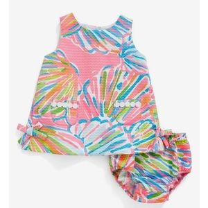 NWT Lilly Pulitzer Baby Shift Shellebrate 3-6m 🌴